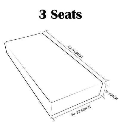 Water Repellent Sofa Seat Cushion Cover Furniture Couch Seat Slipcover Elastic Protectors