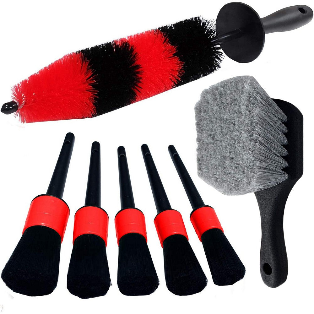 7PCS Car Detailing Kit Wheel Tire Brush Cleaning Set
