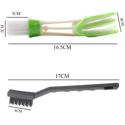 10PCS Auto Car Detailing Brush Set Automotive Air Conditioner Brush Wheels Cleaning Kit