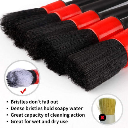 10PCS Auto Car Detailing Brush Set Automotive Air Conditioner Brush Wheels Cleaning Kit