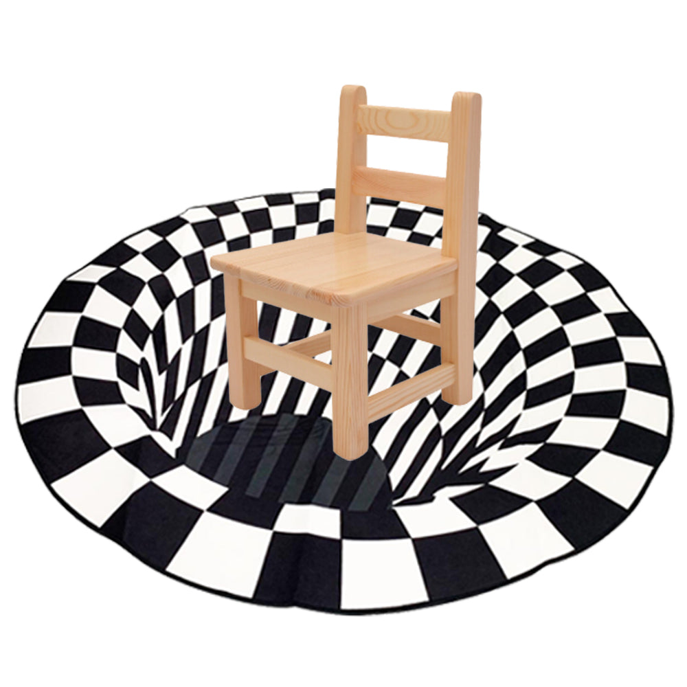 Optical Vortex Illusion Carpet Round Rug Style 2