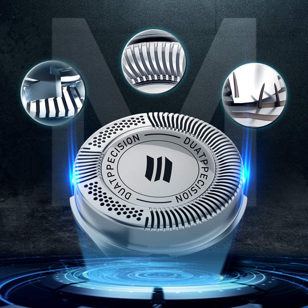 3 Piece HQ8 Replacement Shaver Heads for Philips Electric Norelco Shaver Razors