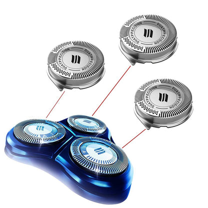 3 Piece HQ8 Replacement Shaver Heads for Philips Electric Norelco Shaver Razors
