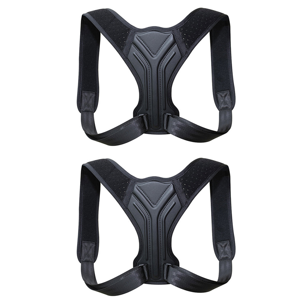 2Pcs Adjustable Posture Brace Belt Provides Back and Shoulder Support for Men and Women S