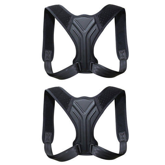 2Pcs Adjustable Posture Brace Belt Provides Back and Shoulder Support for Men and Women S