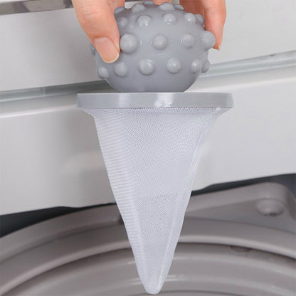 10pcs Washing Machine Floating Lint Filter Net Bag Catcher