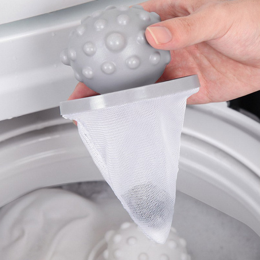 10pcs Washing Machine Floating Lint Filter Net Bag Catcher