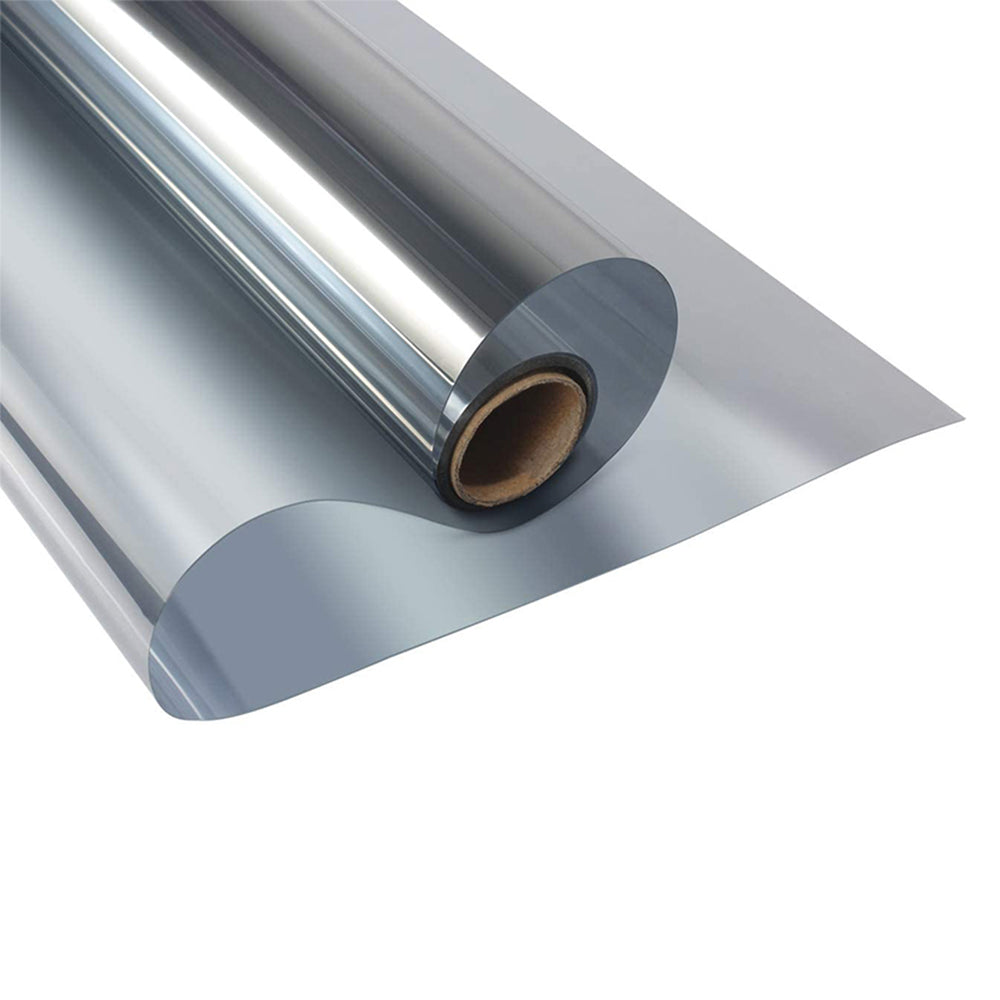 Wall Art 0.6x5M Silver Window Film Privacy One Way Window Tint for Home