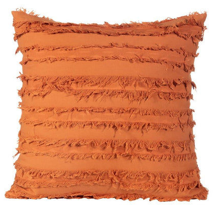 45 x 45CM Home Decorative Tassels Design Boho Throw Pillow Cases Cotton Linen Striped Cushion Covers for Sofa Couch Living Room Bedroom