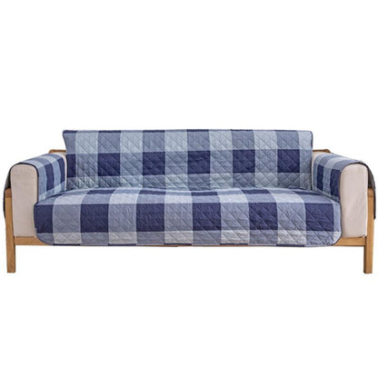 Classic Lattice Sofa Protectors Leather Couch Sofa Cover Furniture Slipcover Quilted Sofa Cover Living Room Home Decoration