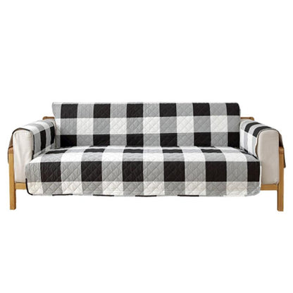 Classic Lattice Sofa Protectors Leather Couch Sofa Cover Furniture Slipcover Quilted Sofa Cover Living Room Home Decoration