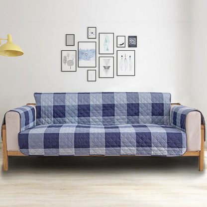 Classic Lattice Sofa Protectors Leather Couch Sofa Cover Furniture Slipcover Quilted Sofa Cover Living Room Home Decoration