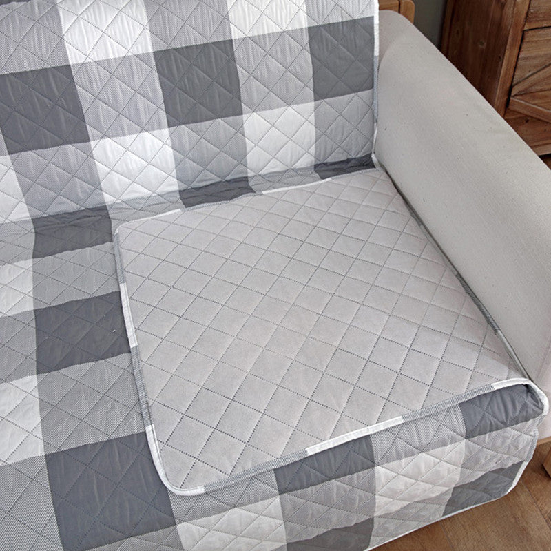 Classic Lattice Sofa Protectors Leather Couch Sofa Cover Furniture Slipcover Quilted Sofa Cover Living Room Home Decoration