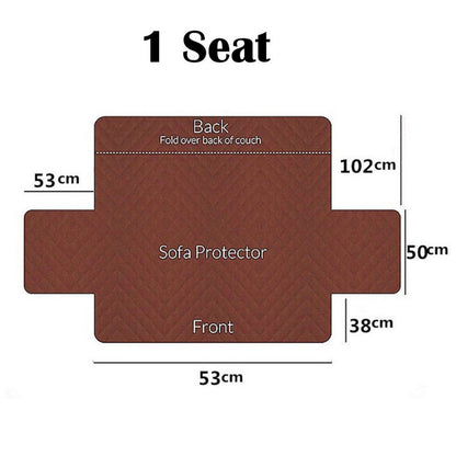 Classic Lattice Sofa Protectors Leather Couch Sofa Cover Furniture Slipcover Quilted Sofa Cover Living Room Home Decoration