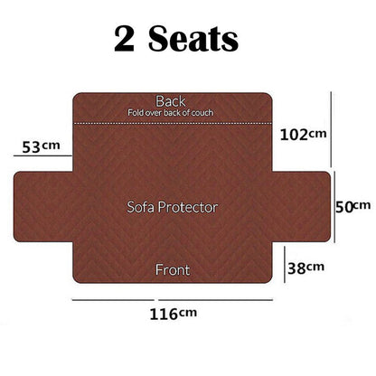 Classic Lattice Sofa Protectors Leather Couch Sofa Cover Furniture Slipcover Quilted Sofa Cover Living Room Home Decoration