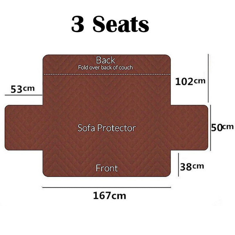 Classic Lattice Sofa Protectors Leather Couch Sofa Cover Furniture Slipcover Quilted Sofa Cover Living Room Home Decoration