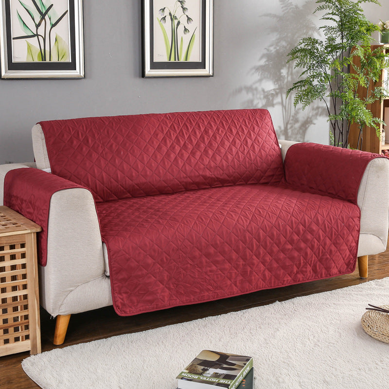 Quilted Sofa Cover Sofa Protectors Leather Couch Sofa Cover Furniture Slipcover Living Room Home Decoration