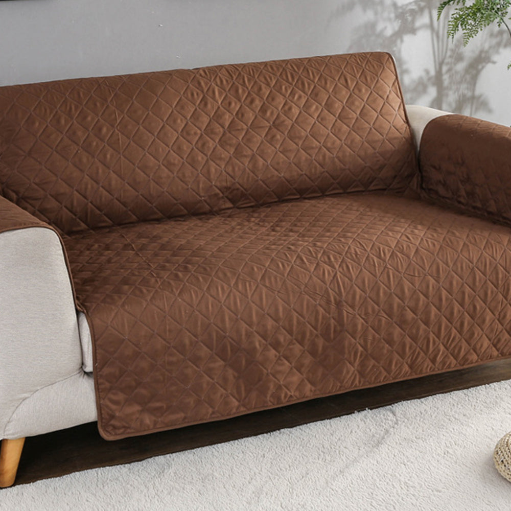 Quilted Sofa Cover Sofa Protectors Leather Couch Sofa Cover Furniture Slipcover Living Room Home Decoration