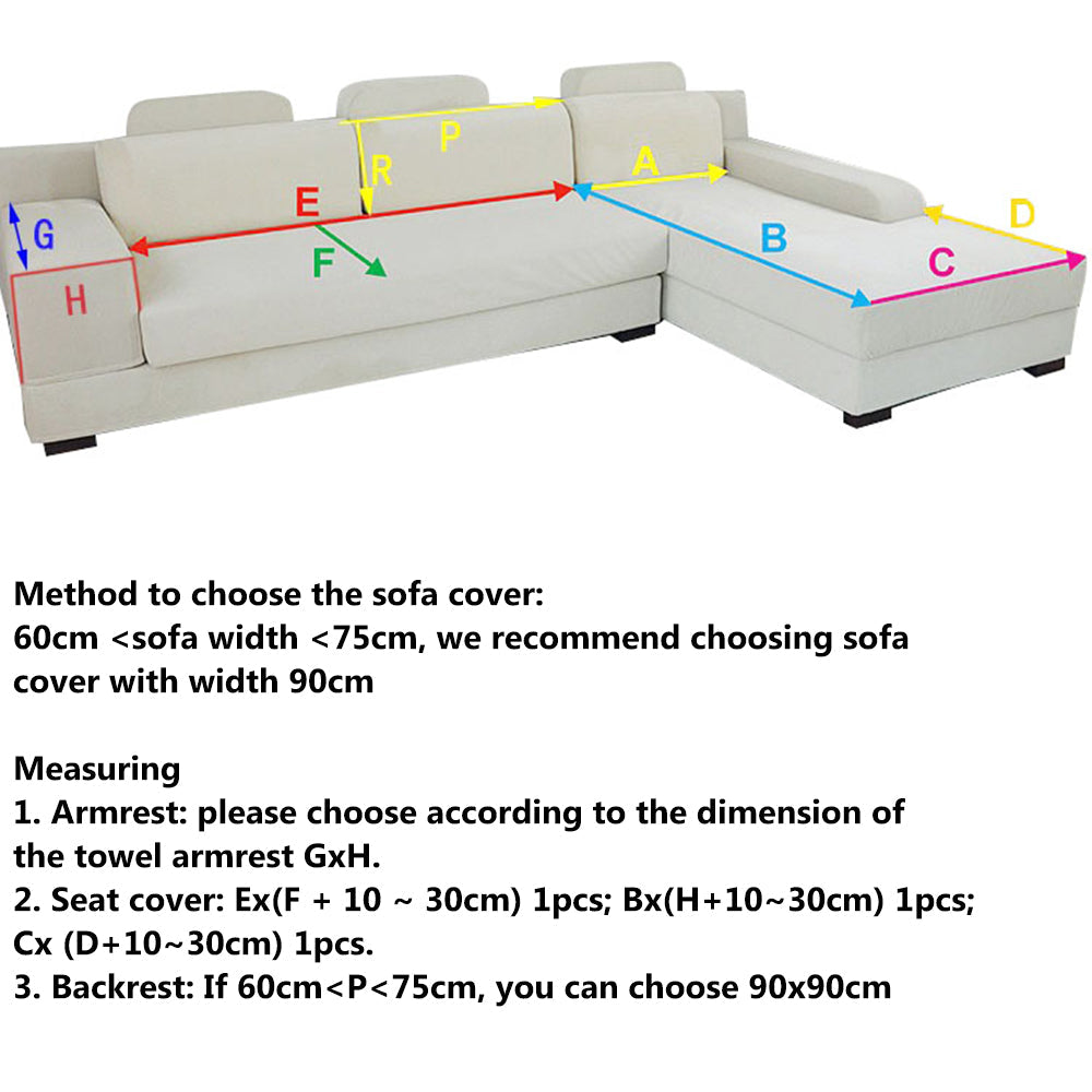 Beige 90x180cm Anti-Cat Scratch Water Resistant Sofa Towel Pet Couch Sofa Cover Home Decor