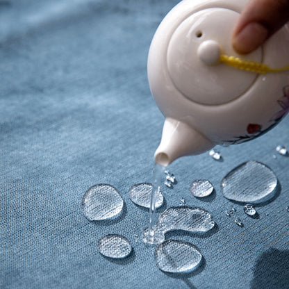 Light Blue 90x90cm Anti-Cat Scratch Water Resistant Sofa Towel Pet Couch Sofa Cover Home Decor