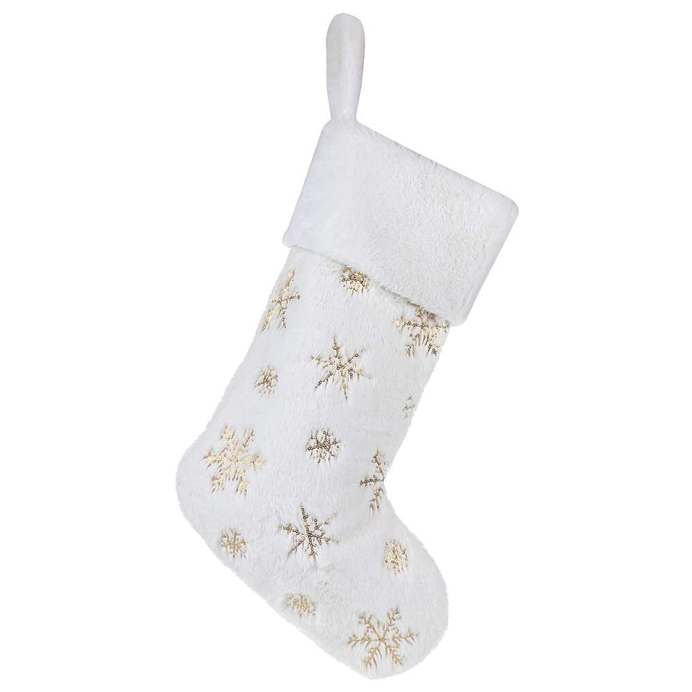 4 X Sequin Christmas Stockings Xmas Hanging Ornaments Xmas Candy Bags