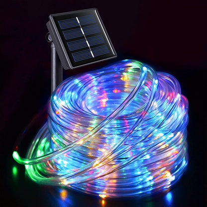 Solar Power LED Solar Powered Rope Tube String Lights