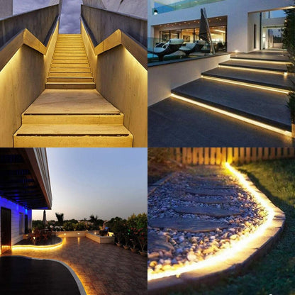 Solar Power LED Solar Powered Rope Tube String Lights