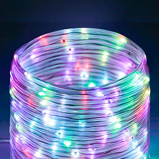 Multicolour 7 Meters 50LEDs Christmas USB Powered Remote Control Rope Tube String Lights