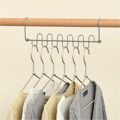 2X/4X/6X Multifunctional Clothes Pants Metal Magic Hanger Space Saver Closet Organizer Rack