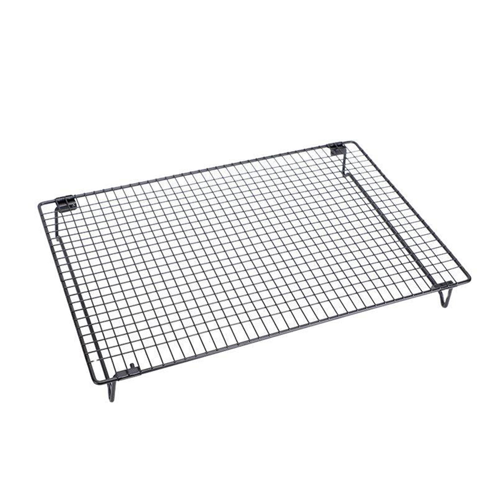 1Pc/2Pcs Foldable Checkered Cooling Baking Racks Stainless Steel Pan