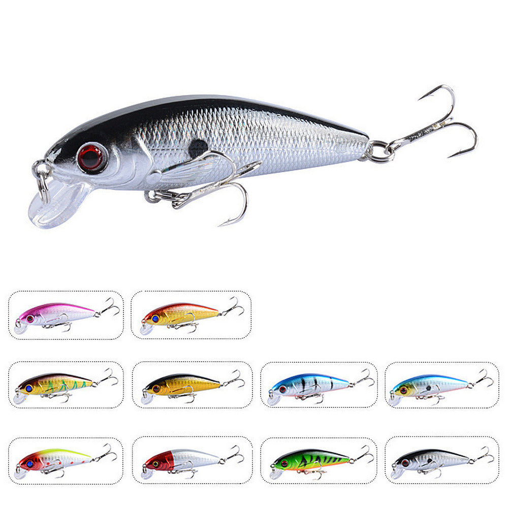 10pcs Floating Artificial Fishing Lure Bait Set with Box