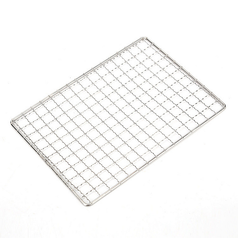 Portable Mini Camping BBQ Grill Set with Barbecue Net