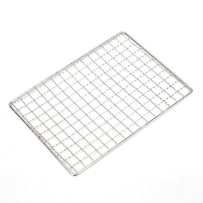 Portable Mini Camping BBQ Grill Set with Barbecue Net