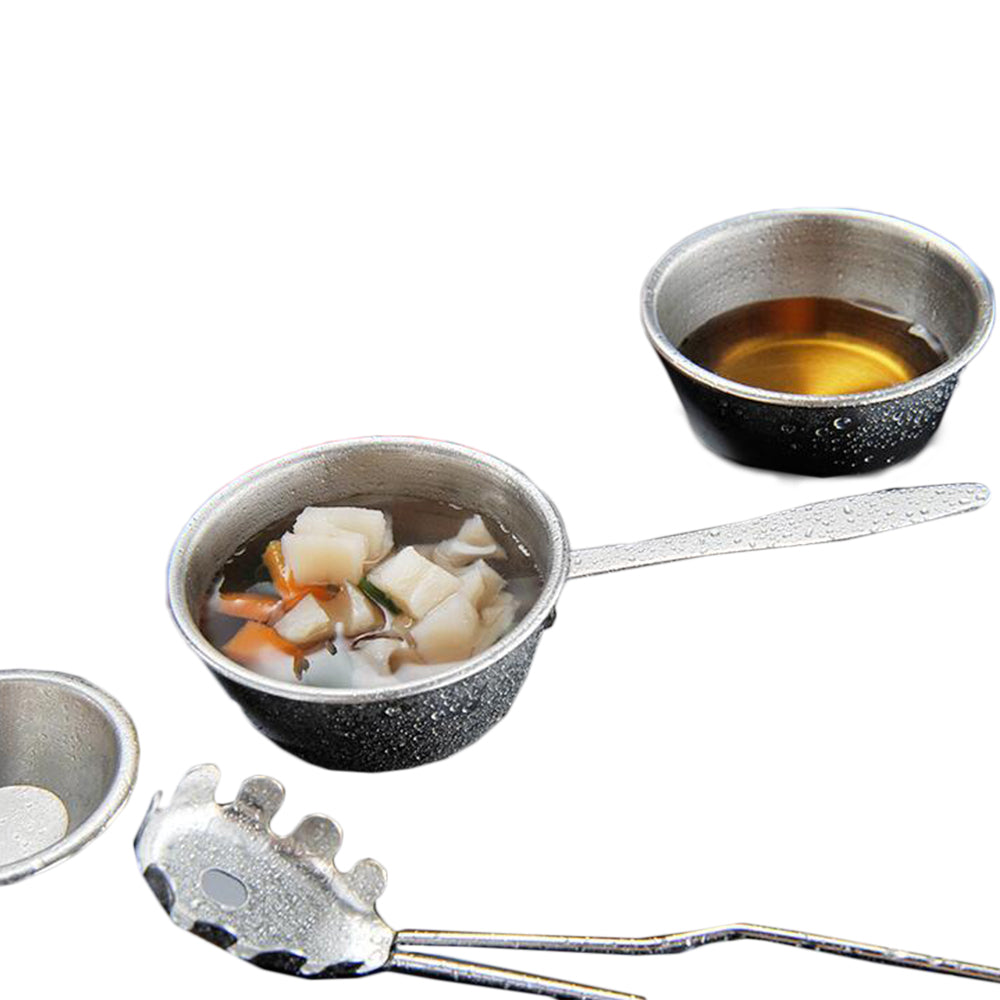 16Pcs Stainless Steel Mini Cooking Play Set for Kids Kitchen Pretend Toys - Silver