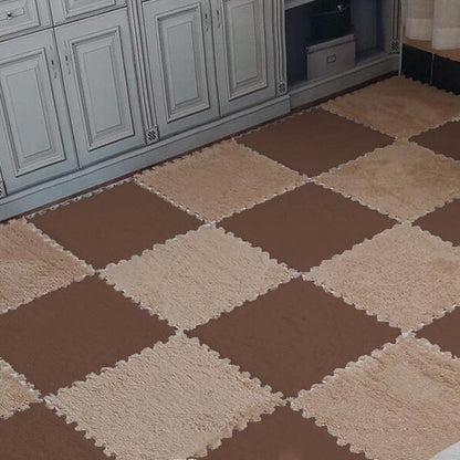 10Pcs Soft Plush EVA Foam Interlocking Floor Play Mats