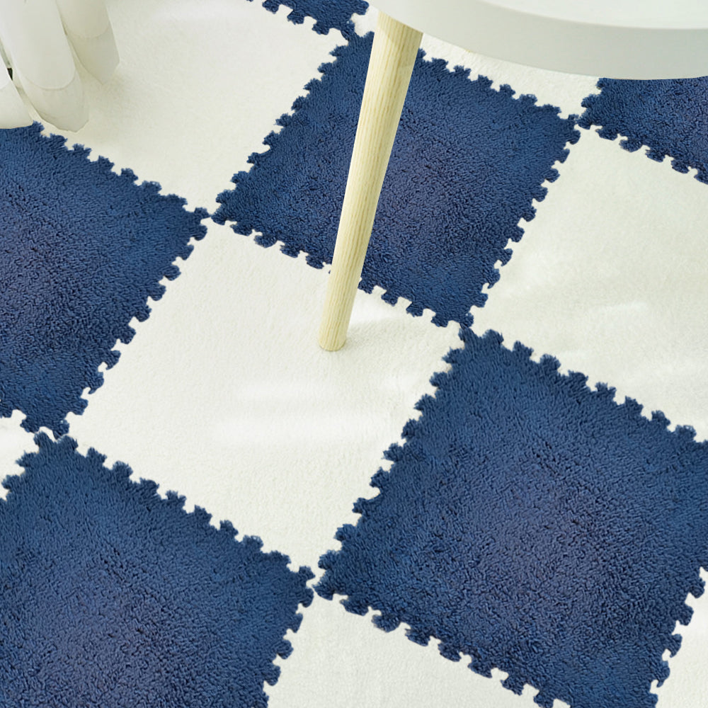 10Pcs Soft Plush EVA Foam Interlocking Floor Play Mats