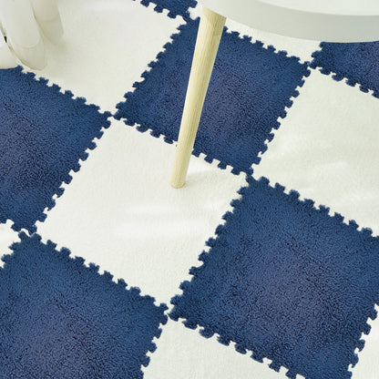 10Pcs Soft Plush EVA Foam Interlocking Floor Play Mats