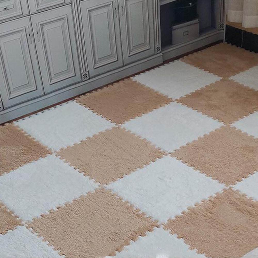 10Pcs Soft Plush EVA Foam Interlocking Floor Play Mats