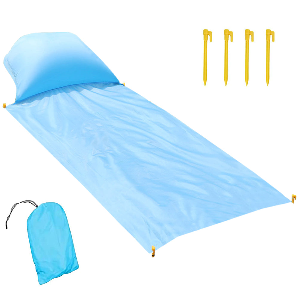 Portable Beach Mat with Air Pillow Outdoor Camping Picnic Mat