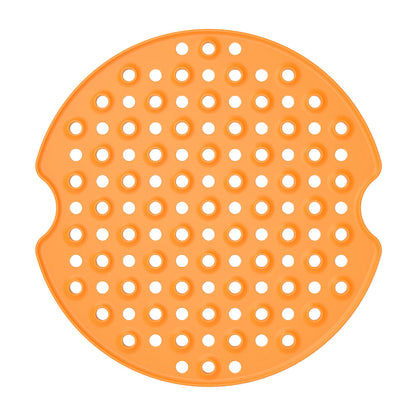 FDA Certified Silicone - Round Reusable Air Fryer Silicone Liners Air Fryer Mat 8inch Orange