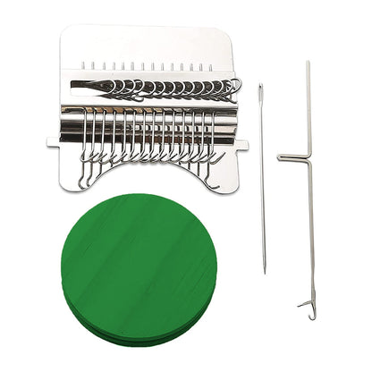2 X Small Loom Speedweve Type Weave Tool Set DIY 14 Hooks Darning Machine