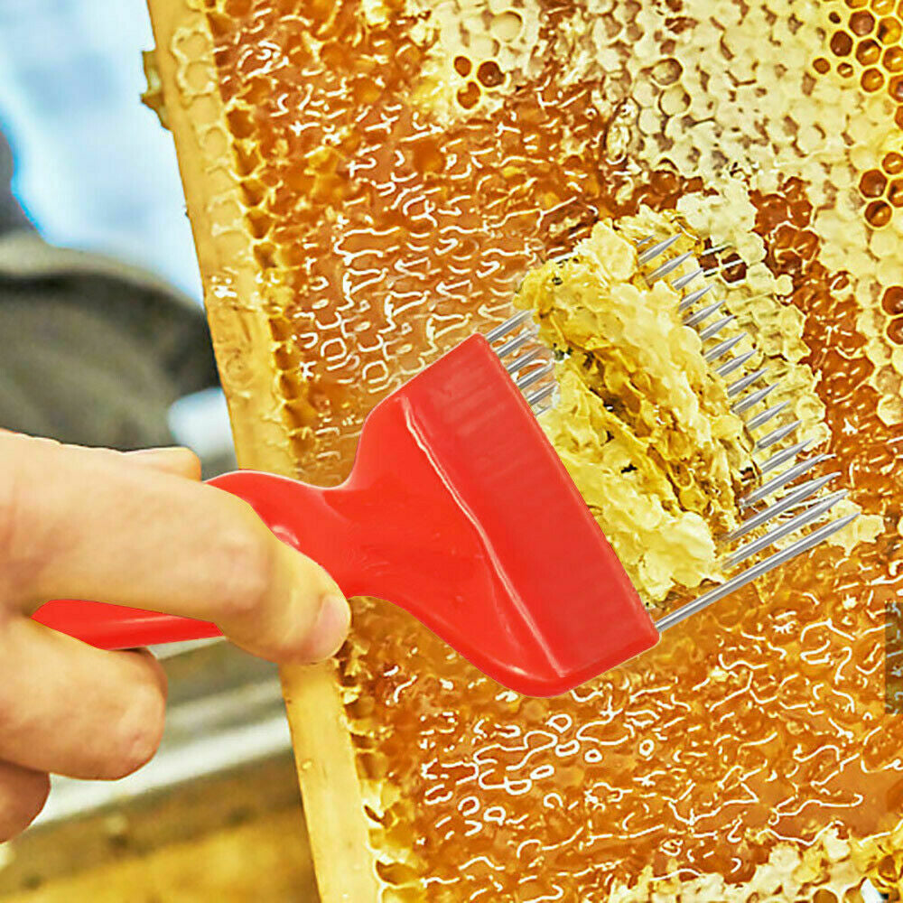 8PCS Beekeeping Equipment Tool Set Bee Hive Smoker Hive Scraper Tool