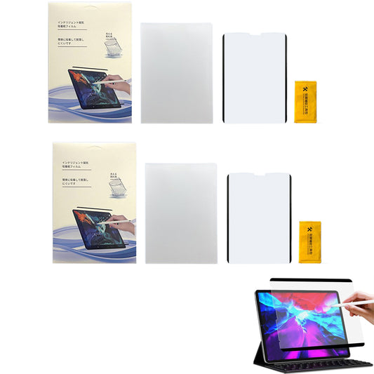 2pcs Paperfeel Screen Protector Draw Sketch Like on Paper Anti Glare with Easy Installation Kit for iPad -iPad Pro 11 Inches