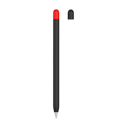 2X for Apple Pencil 1st Generation Silicone Pencil Cover Pen Sleeve Black Orange