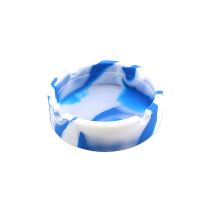 High Temperature Heat Resistant Silicone Round Camouflage Ashtray