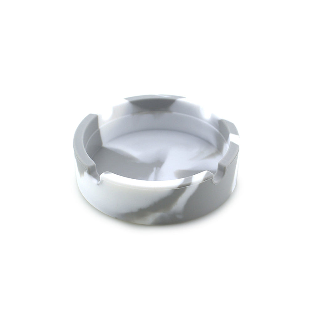 High Temperature Heat Resistant Silicone Round Camouflage Ashtray