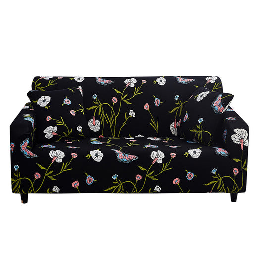 Sofa Cover Printed Pattern Sofa Cover Soft Stretch Sofa Cover-Flower Butterfly Style