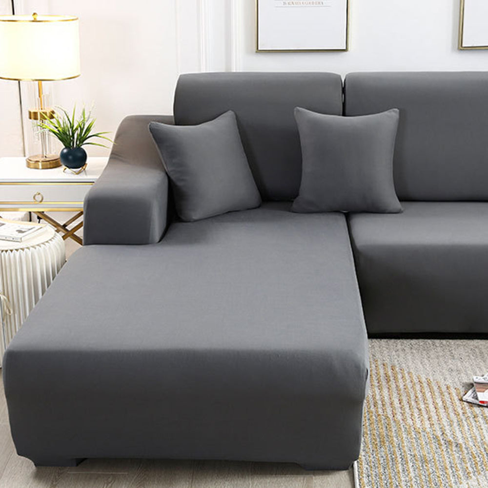 Pure Color Sofa Cover Soft Stretch Sofa Cover