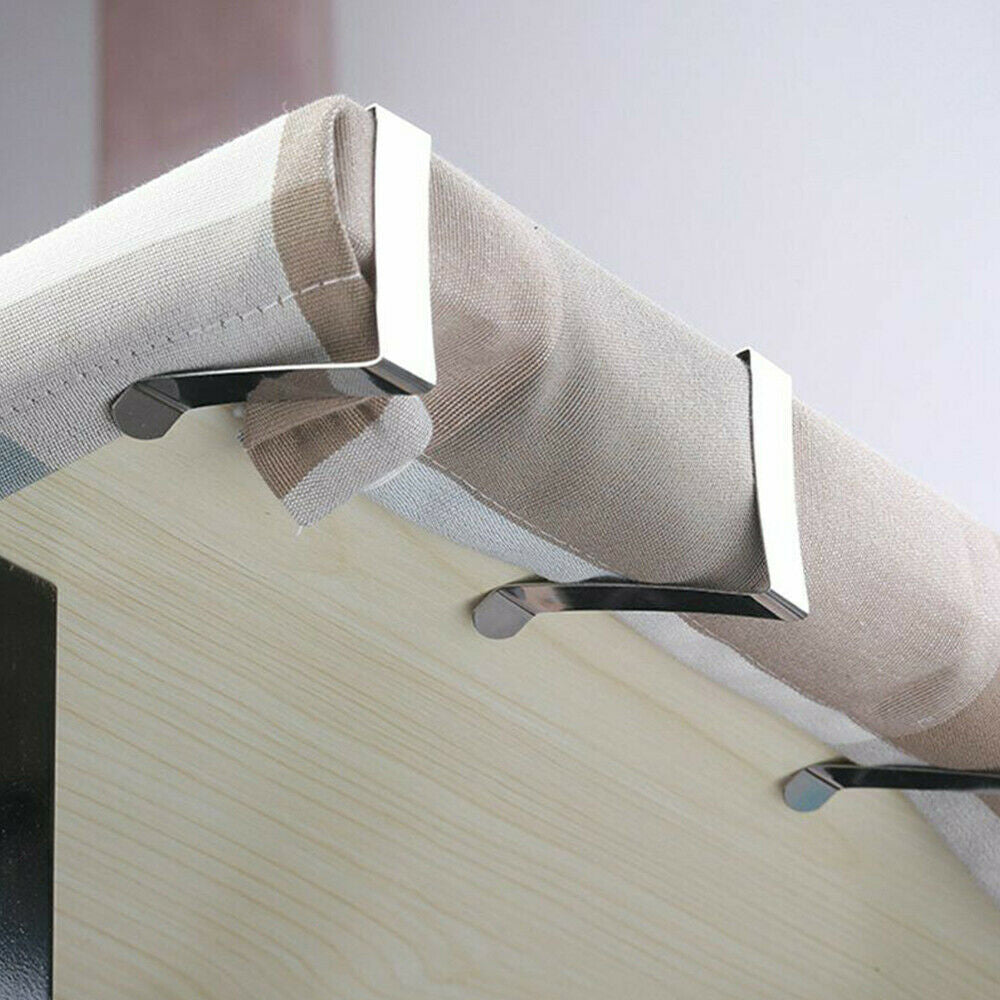 12PCS Stainless Steel Tablecloth Clips Triangle Desk Table Cloth Cover Clamps