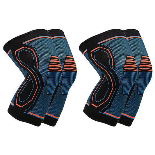 Knee Brace 2 Pairs of Knee Compression Sleeve for Sports Gym Basketball Running